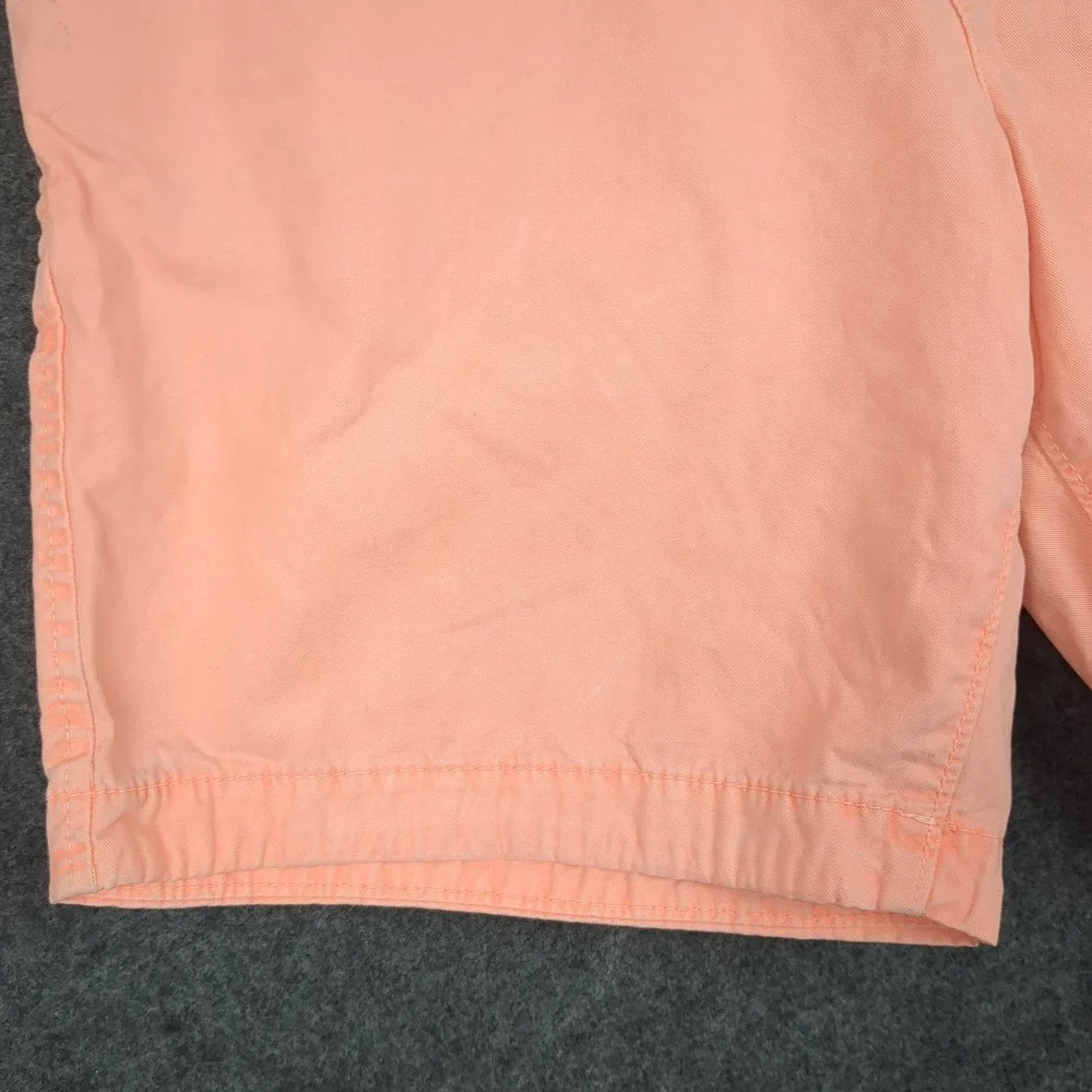 American‎ Eagle Outfitters Mens Shorts Peach Size 32 Cotton Flat Front Casual
